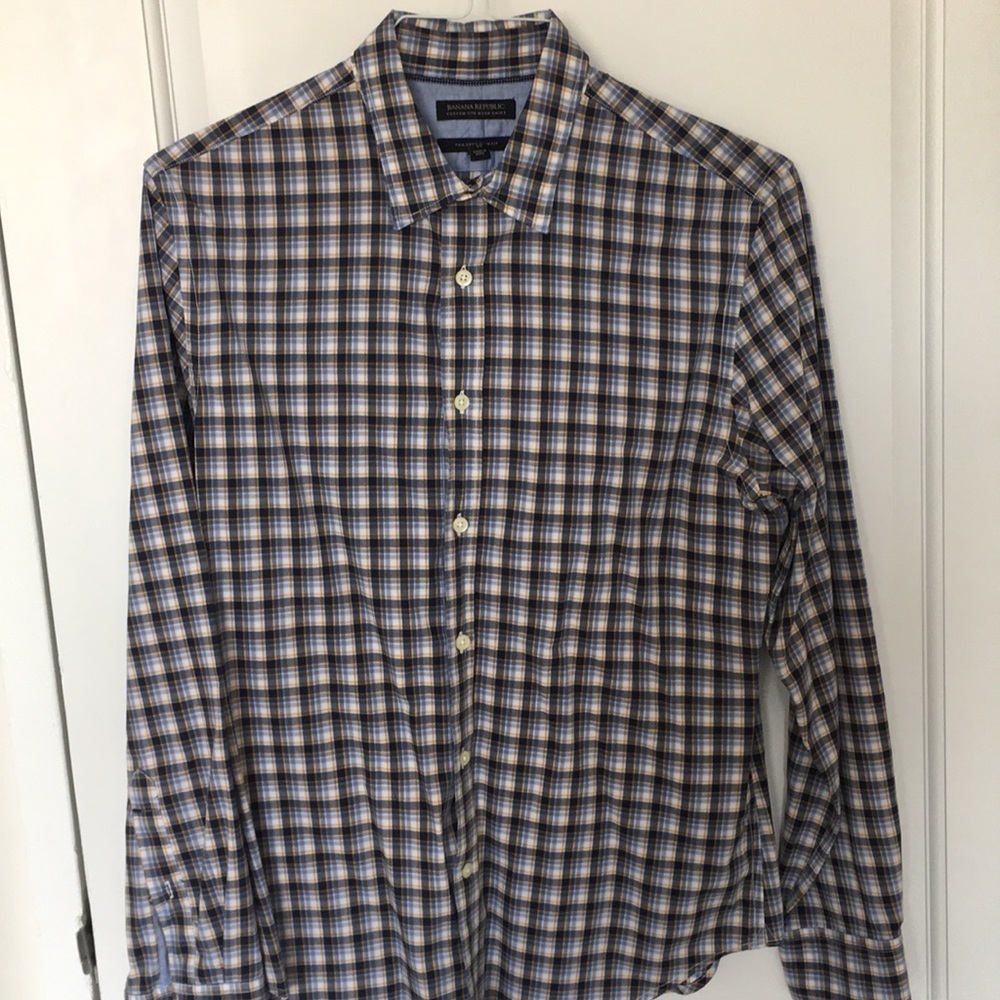 Banana Republic Plaid Button Down